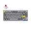 Simli o'yin klaviaturasi Keychron Q1 QMK, HotSwappable, RGB, Knob,Gray