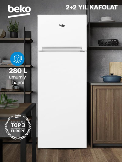 Sovutgich ikki kameralik Beko DSMV5280MA0W, hajmi 280 litr