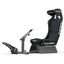 Playseat Evolution PRO - ActiFit qora boshqaruv ruli va pedallar uchun mahkamlash joyi bilan kokpit