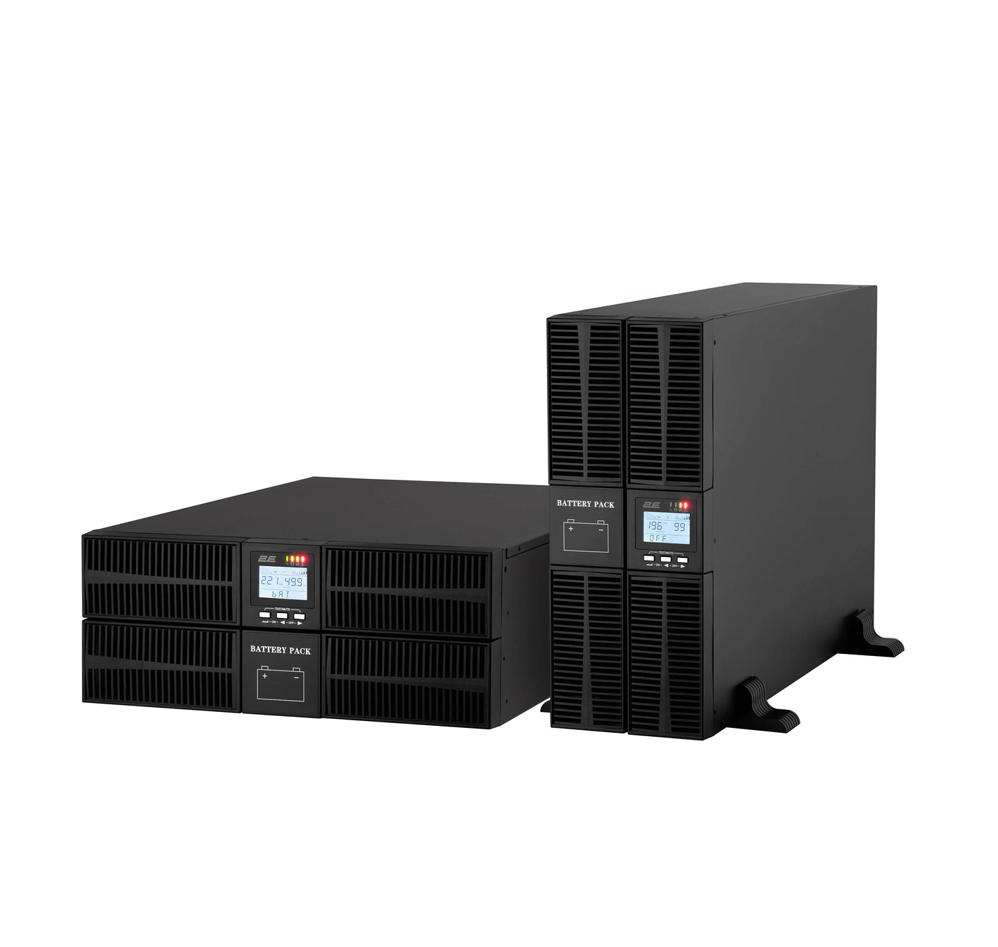 Uzluksiz quvvat manbai 2E SD6000RT, 6KVA/6KW, RT4U, LCD, USB, TERMINAL