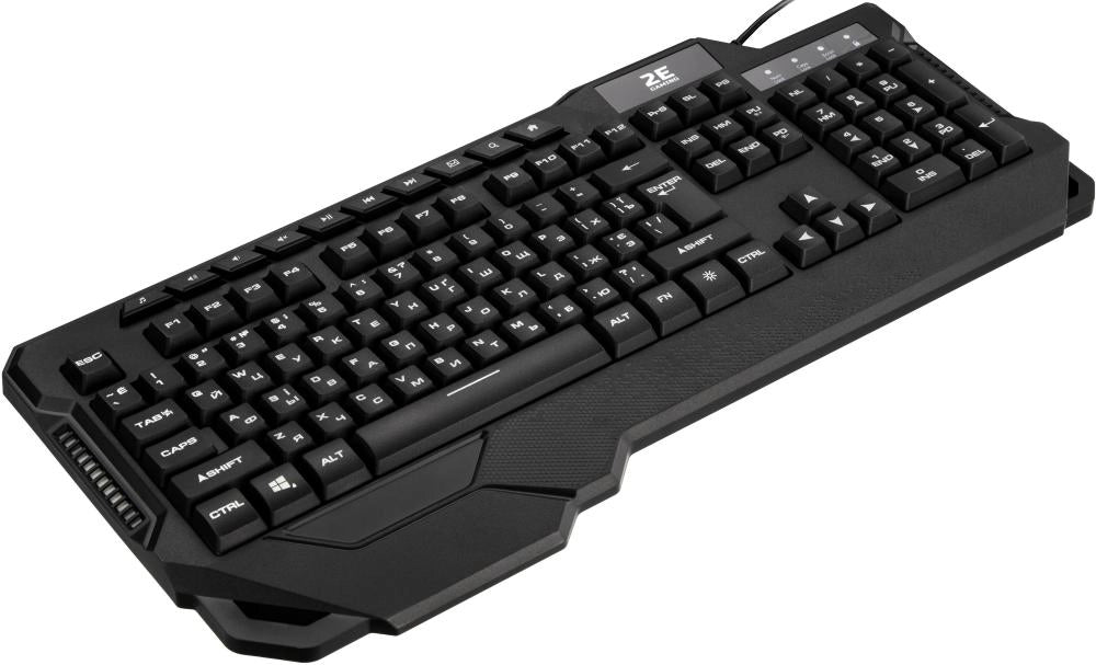 Klaviatura 2e Gaming KG340 LED USB qora