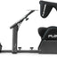 Playseat Evolution PRO - ActiFit qora boshqaruv ruli va pedallar uchun mahkamlash joyi bilan kokpit