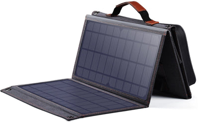2E portativ quyosh panelli zaryadlovchisi, 36 Vt, USB-C/USB-A