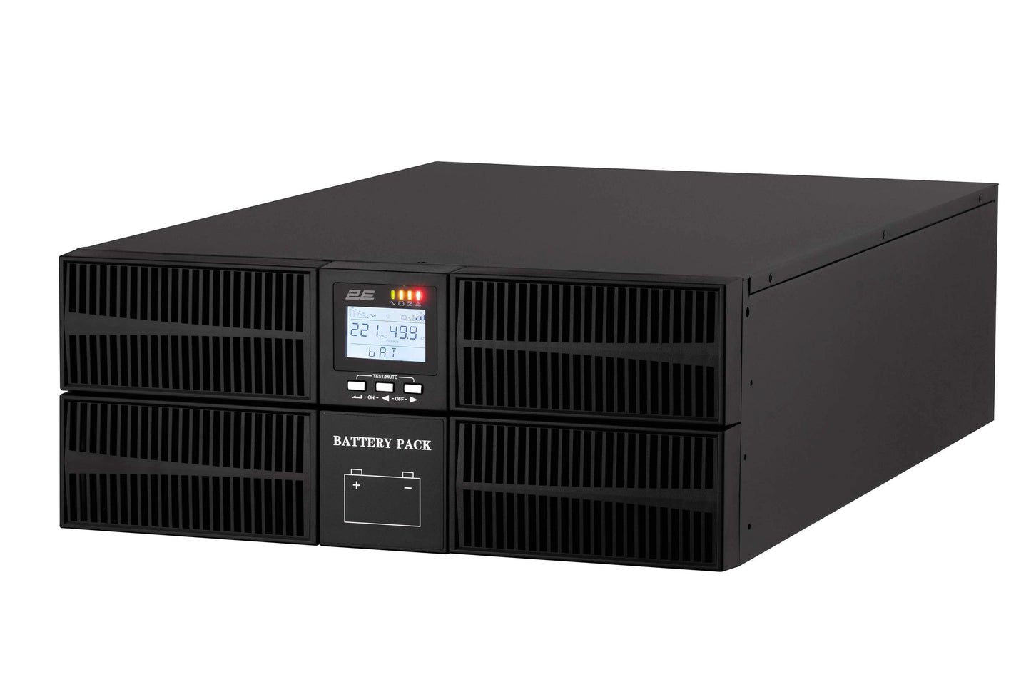 Uzluksiz quvvat manbai 2E SD10000RT, 10KVA/10KW, RT4U, LCD, USB, TERMINAL