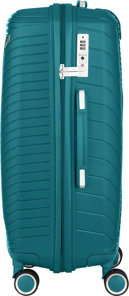 2E SIGMA (L+M+S) Aquamarine plastik chamadonlar to‘plami