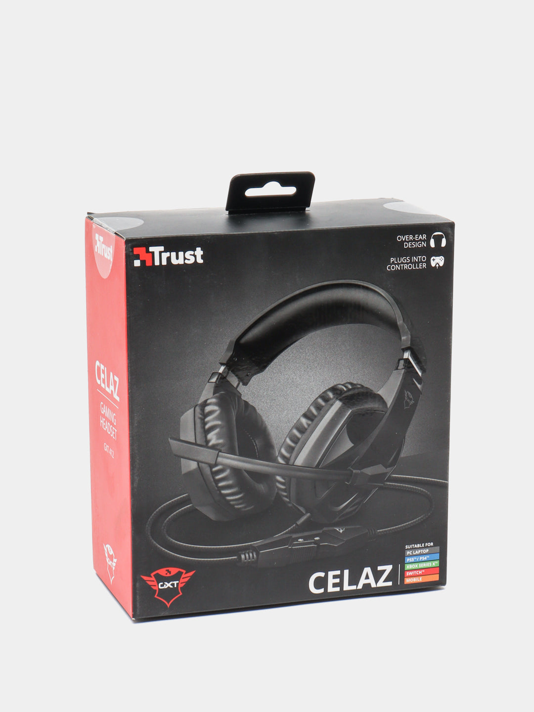 O'yin garniturasi Trust GXT 412 Celaz Multiplatform 3,5 mm, qora,