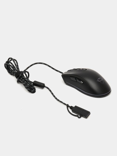 Simli sichqoncha Trust GXT 900 Qudos RGB Gaming RGB, qora,