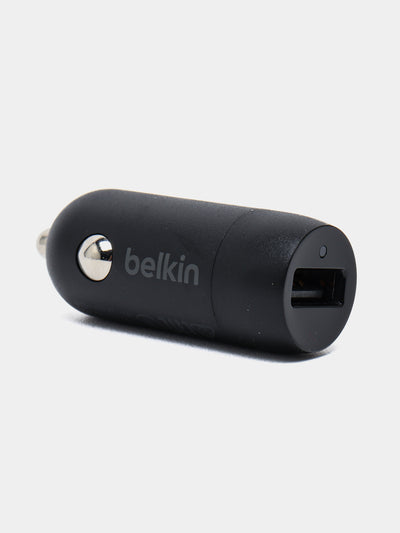 Avtomobilda zaryadlovchi qurilma Belkin Car Charger 18W QC3 CCA002BTBK, qora
