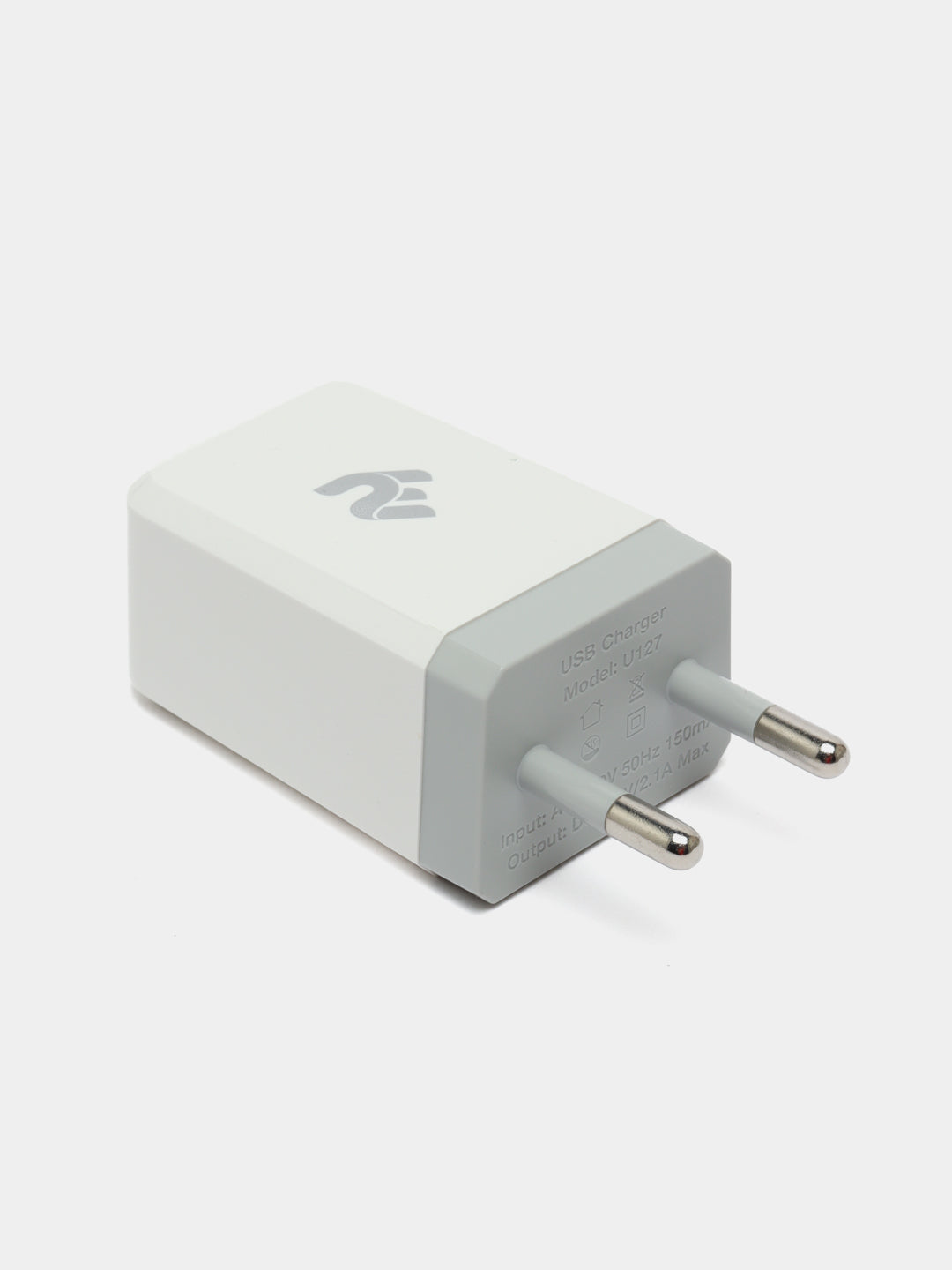 Zaryadlovchi qurilma 2E Wall Charger USB-A 2.1A, oq rang