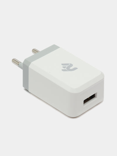 Zaryadlovchi qurilma 2E Wall Charger USB-A 2.1A, oq rang