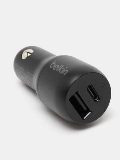 Avtomobilda zaryadlovchi vosita Belkin Car Charger 18 Vt, qora