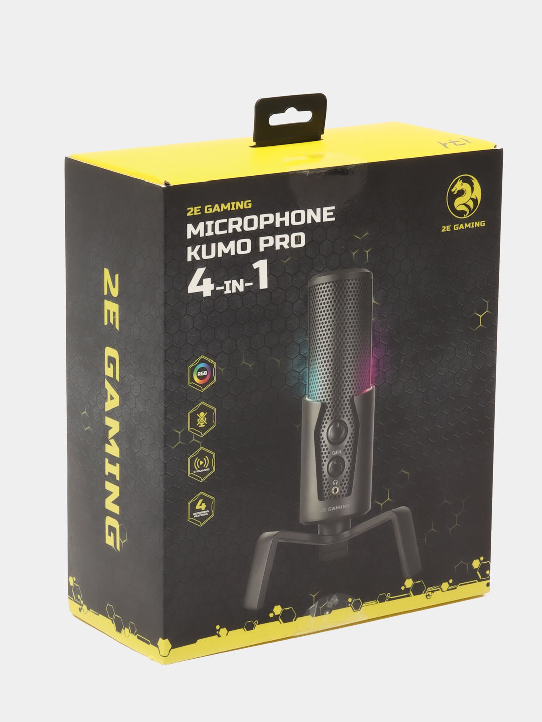 Mikrofon 2E Gaming Kumo Pro 4в1 2E-MG-STR-4IN1MIC, Black