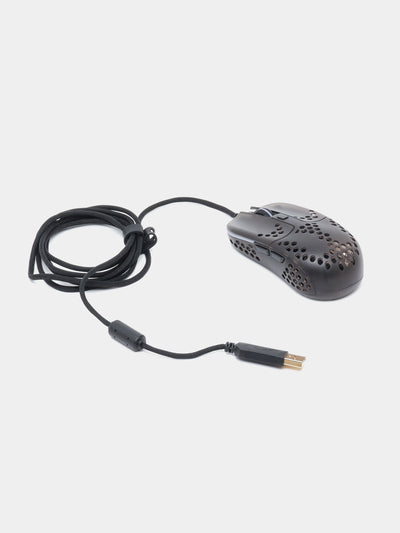 Simli o'yin sichqonchasi Xtrfy MZ1 RGB USB Black (XG-MZ1-RGB)