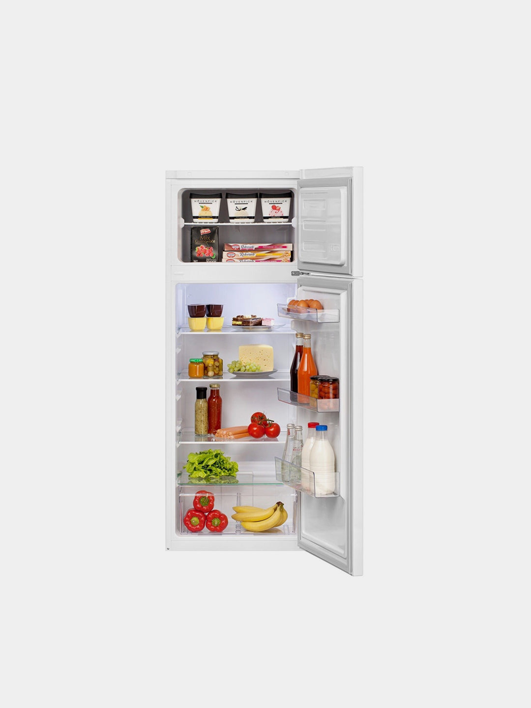 Ikki kamerali sovutgich Beko RDSK240M00W, 240 litr hajmi
