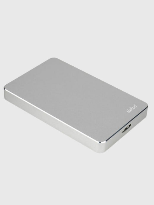 Qattiq disk tashqi Netac, 1 TB, 2TB K330 Metal Silver