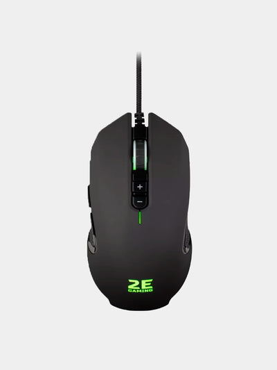 O'yin sichqonchasi 2E Gaming MG310 LED USB simli, 8 klavish, Black