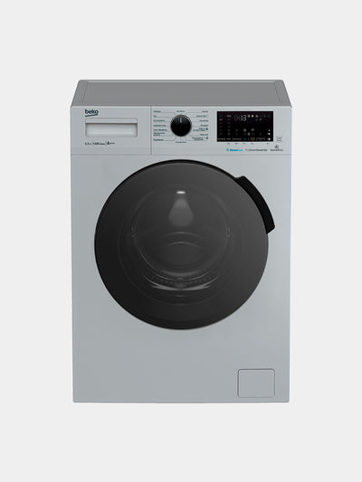 Beko WSPE6H616S kir yuvish mashinasi, 1200 ob/daq, invertor, 6.5 kg, bug' bilan yuvish