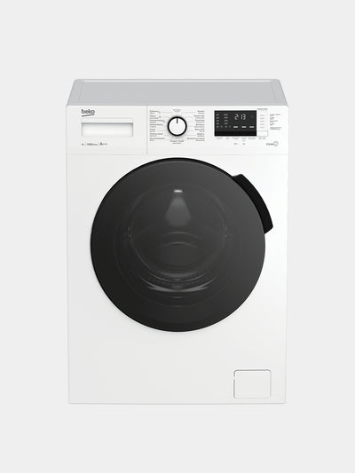 Beko WSRE6512PRW kir yuvish mashinasi, 6 kg, 1000 ob/daq, bug' bilan yuvish