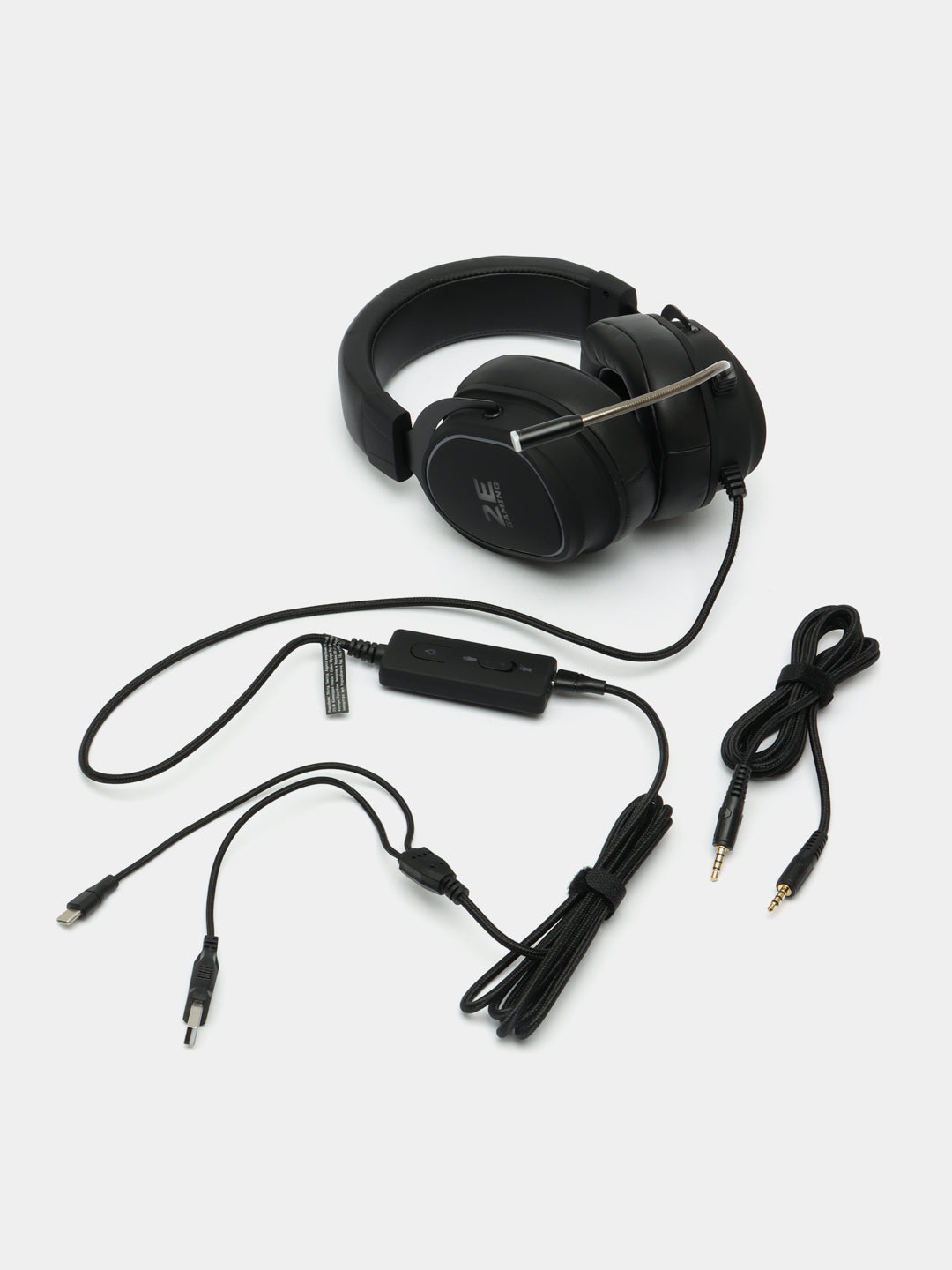 O'yin garniturasi 2E Gaming Headset HG350 RGB USB 7.1 Black 2E-HG350BK-7.1