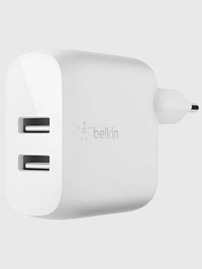 Zaryadlovchi Belkin Home Charger (24W) DUAL USB 2.4A, white