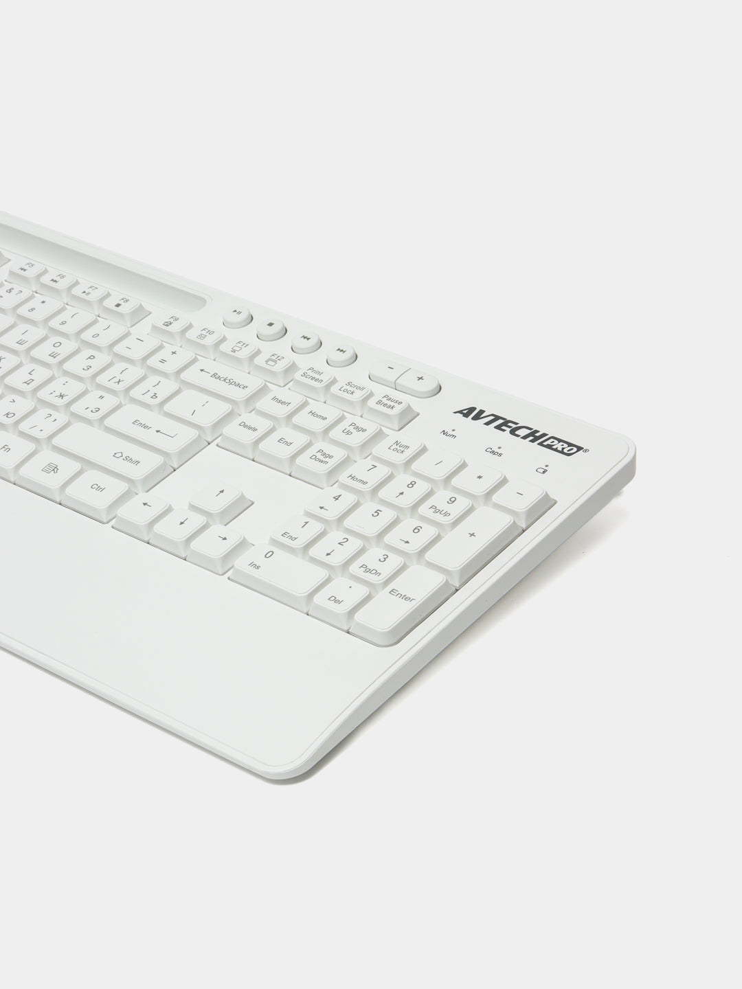 Simsiz klaviatura va sichqoncha to'plami Avtech Pro CW603, oq/qora