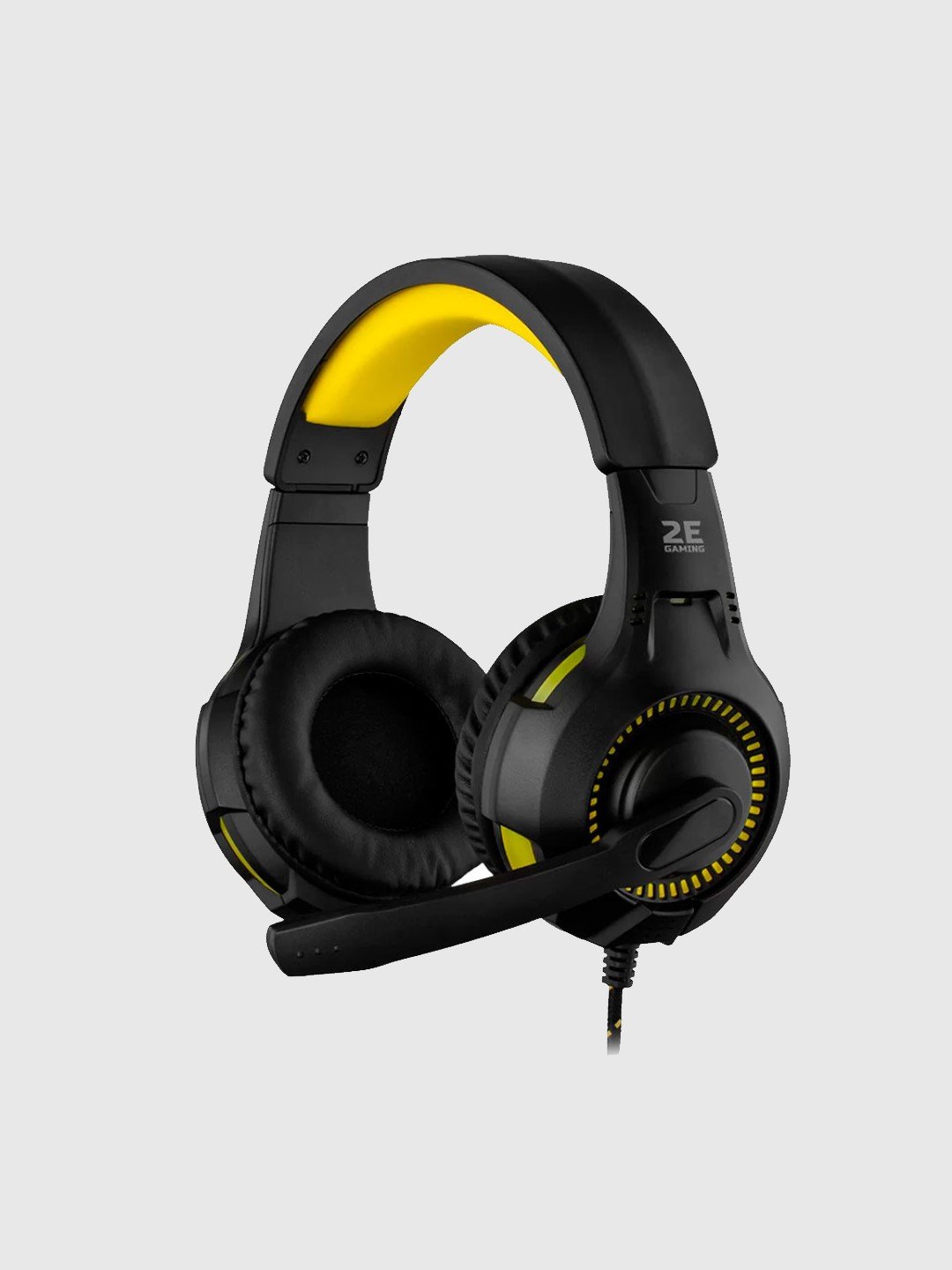 Simli o'yin quloqchinlari 2E Gaming HG300 LED 2E-HG300BK, kompyuter uchun, mikrofonli