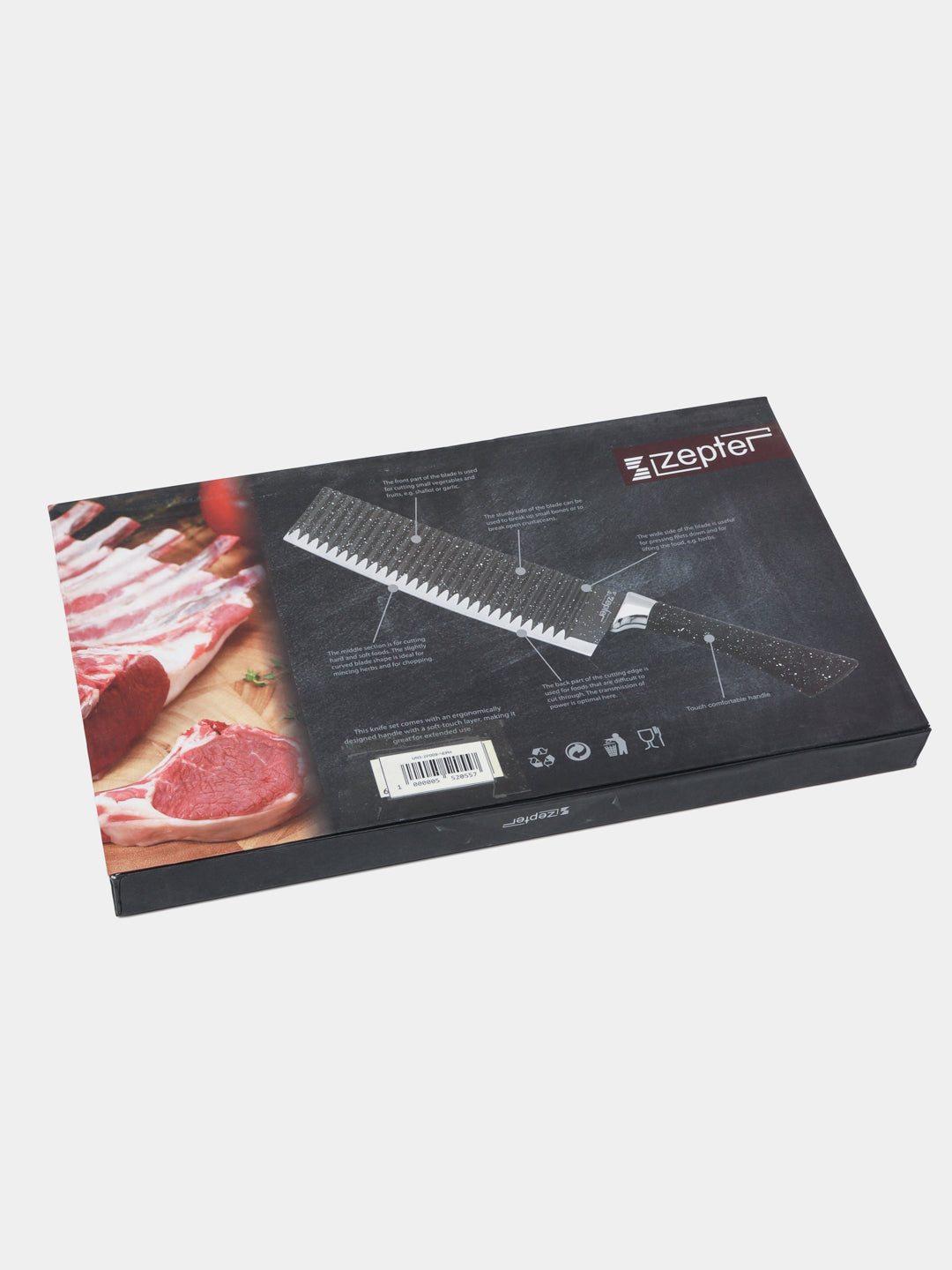 Oshxona uchun pichoqlar to'plami Zepter ZP-009, 6 dona