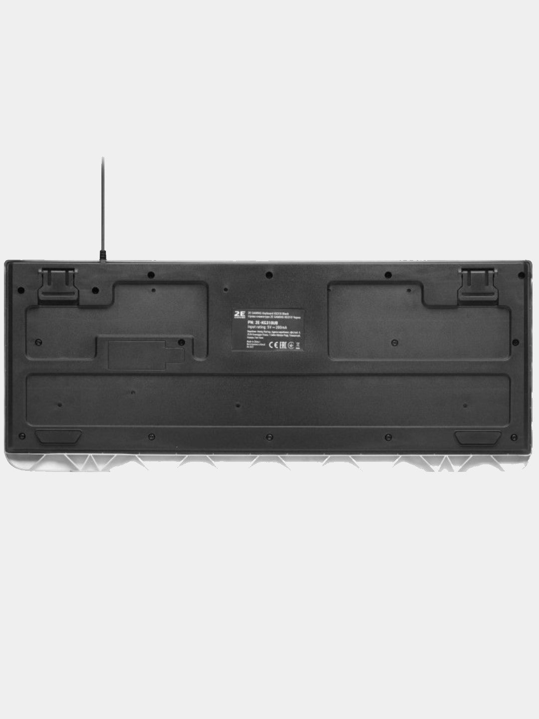 O'yin uchun klaviatura 2E GAMING KG310, LED, USB, Black, 2E-KG310UB