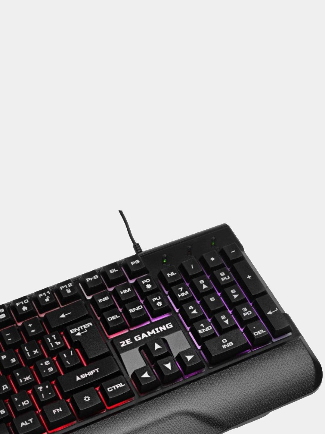 O'yin uchun klaviatura 2E GAMING KG310, LED, USB, Black, 2E-KG310UB