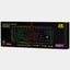 O‘yin simli membranali klaviatura 2E Gaming KG355 LED 87 key USB Black, 2E-KG355UBK