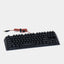 O‘yin simli membranali klaviatura 2E Gaming KG355 LED 87 key USB Black, 2E-KG355UBK