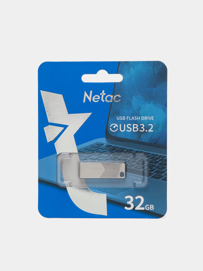Flash xotira Netac 32GB, 64GB, 128GB USB 3.2 UM1