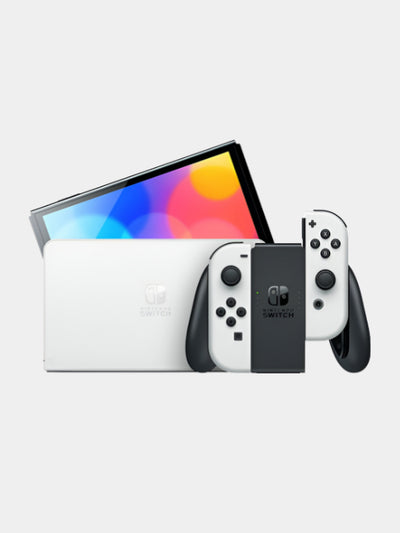 O'yin konsoli Nintendo Switch Oled, oq