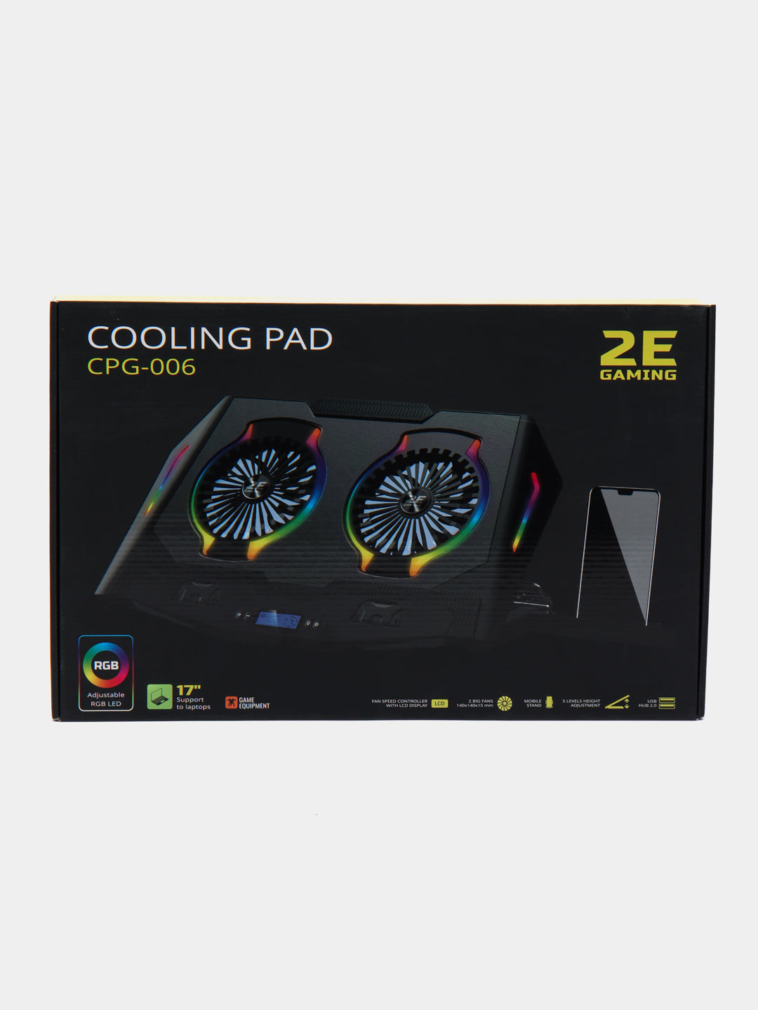 2E Gaming 2E-CPG-006 Black – noutbuk uchun sovituvchi taglik