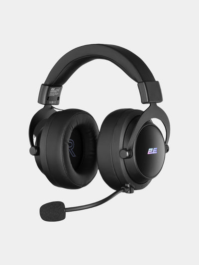 Simsiz o'yin quloqchinlari 2E Gaming HG360 RGB yoritgich bilan WL Black