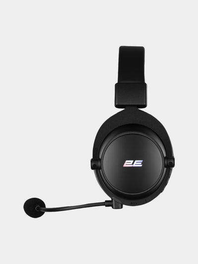 Simsiz o'yin quloqchinlari 2E Gaming HG360 RGB yoritgich bilan WL Black