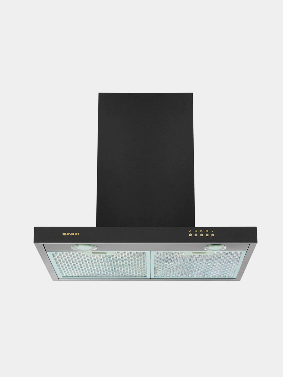 SHIVAKI 1460 T shaklli jigarrang kamin davlumbazlari