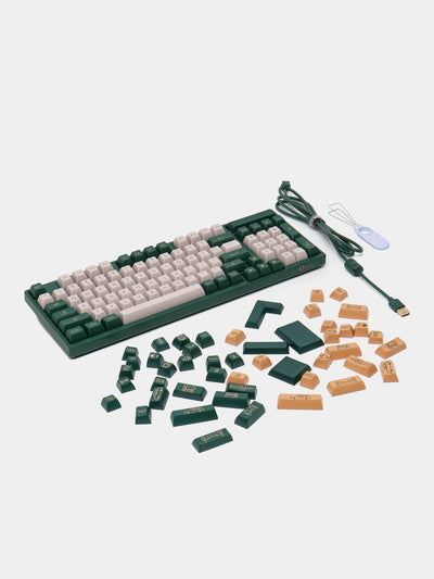 O'yin mexanik klaviaturasi Akko London 3098s RGB, kulrang svitchlar
