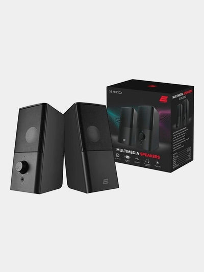Akustik tizimi 2E PCS202, 2.0, USB, Black 2E-PCS202BK