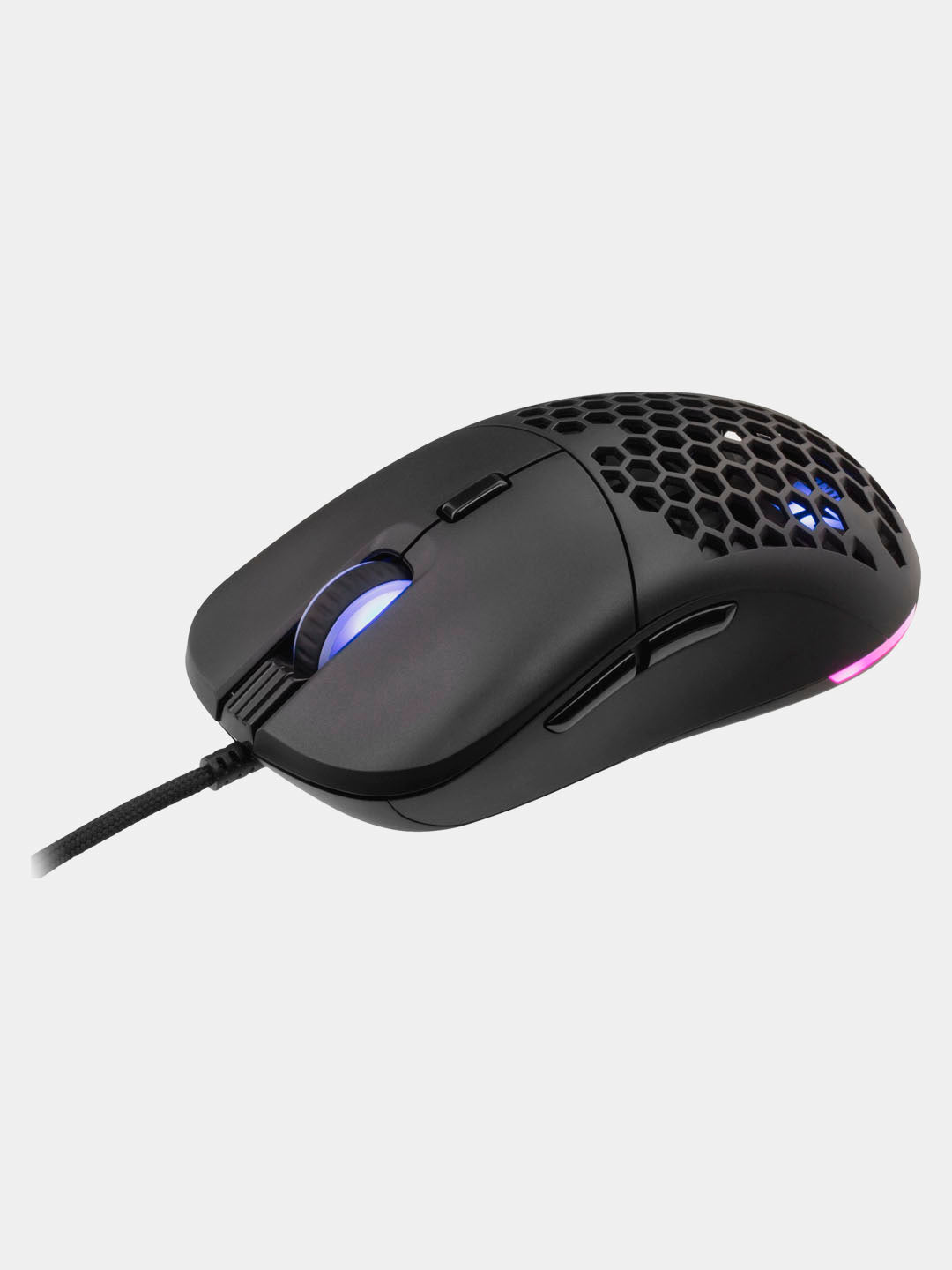 Sichqoncha o'yin uchun simli 2E HyperDrive Pro, RGB Black