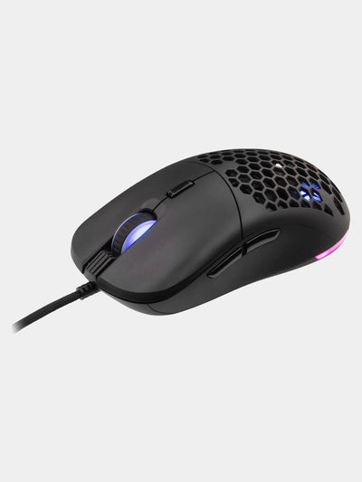 Sichqoncha o'yin uchun simli 2E HyperDrive Pro, RGB Black