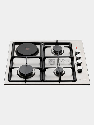 Hofmann CTBS631CIXS/HF pishirish paneli: kombinatsiyalangan, 3 gaz, 1 elektron Burner