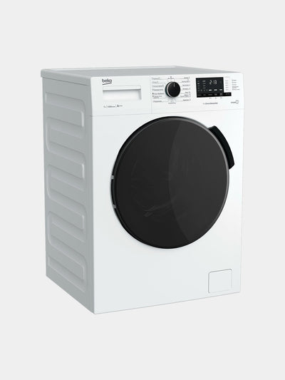 Beko RSPE78612W kir yuvish mashinasi, 1200 ob/daq, invertor motor, 7 kg, bug' bilan yuvish