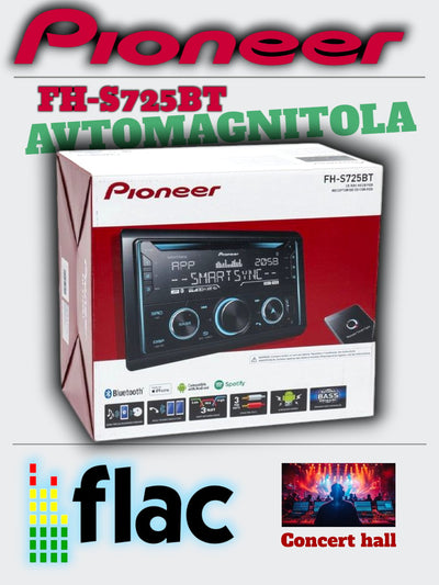 Avtomagnitola Pioneer FH-S725BT, Bluetooth texnologiyasi bilan