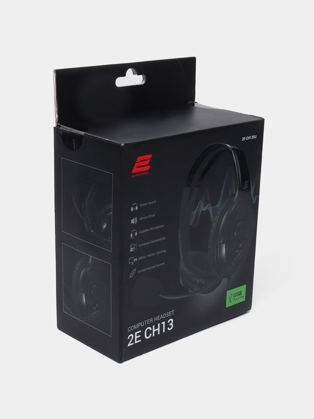 O'yin eshitish vositasi, kompyuter uchun, 2E CH13, Over-Ear, USB