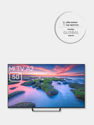 Aqlli smart televizor Xiaomi Mi TV A2 50 Android TV, HD/Full HD/4K