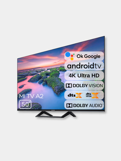 Aqlli smart televizor Xiaomi Mi TV A2 50 Android TV, HD/Full HD/4K