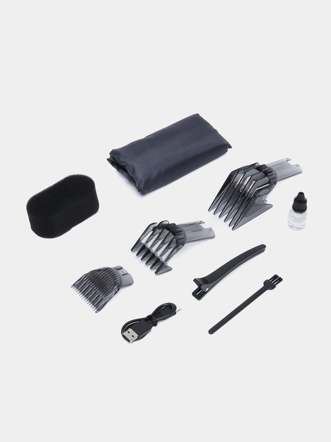 Sochni kesish uchun mashinka Xiaomi Mi Hair Clipper, sochlar va soqol uchun + 3 ta nasadka