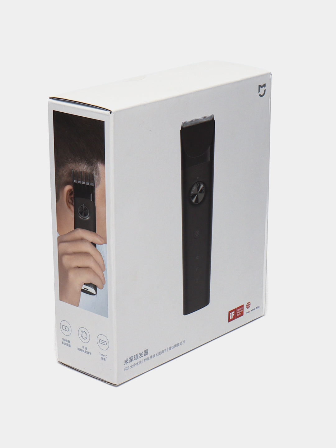 Sochni kesish uchun mashinka Xiaomi Mi Hair Clipper, sochlar va soqol uchun + 3 ta nasadka