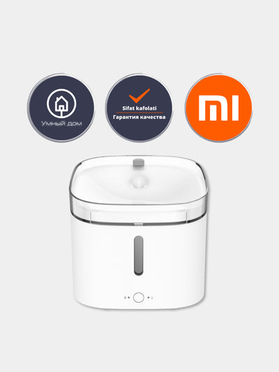Xiaomi Mi Smart uy hayvonlari uchun aqlli ichimlik idishi, masofadan boshqarish bilan, 2 litr